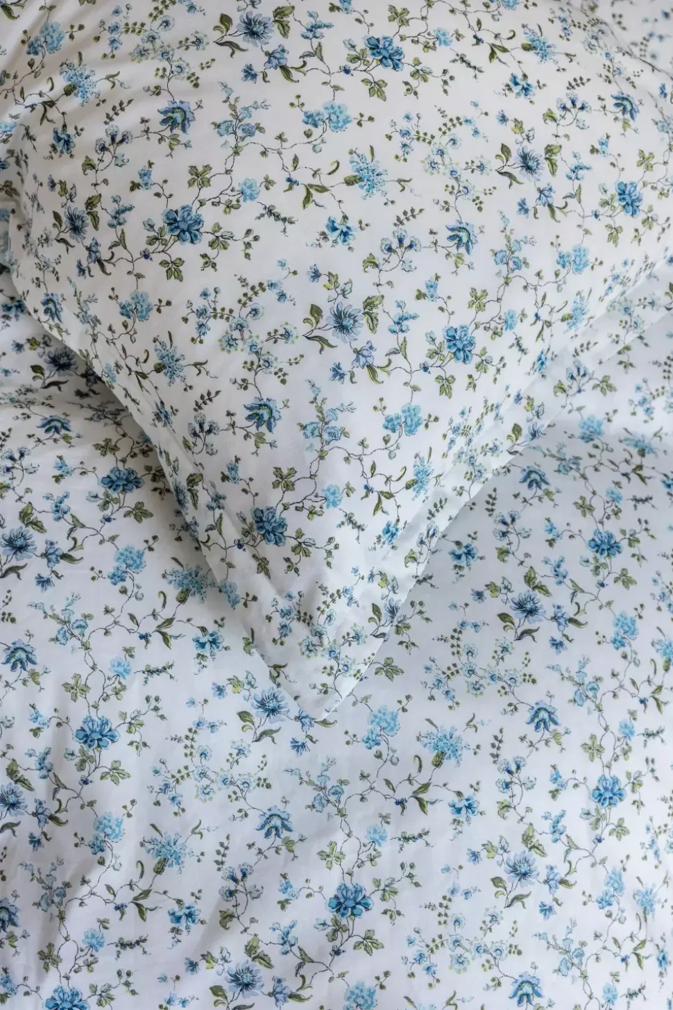 Borås Cotton Veneda sengesett 200x220/2*50x70 Blå