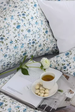 Borås Cotton Veneda sengesett 140x220/50x70 Blå