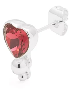 Bouquet Crystal Heart Øredobb 1 Stk Sølv