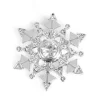 Brosje Snøkrystall D2,8cm, Love From Norway