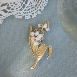 Brosje, Vintage Leaves