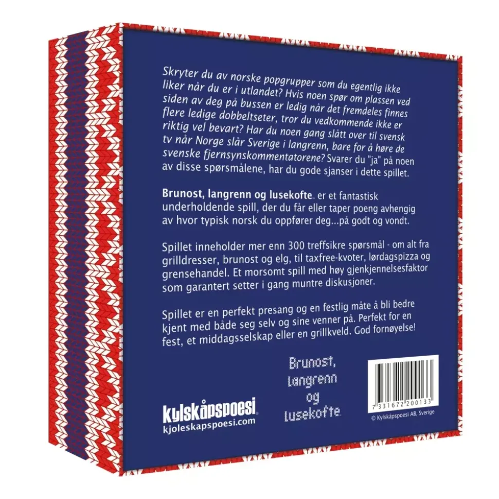 Brunost, langrenn og lusekofte