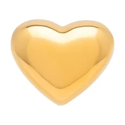 Bubble Heart Øredobb Gullbelagt 1 stk