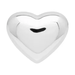 Bubble Heart Øredobb Sølvbelagt 1 stk