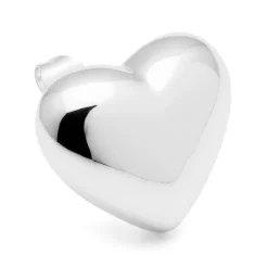 Bubble Heart Øredobb Sølvbelagt 1 stk