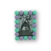 Bubbles Ramme 18,5x13,5 Lilla/Mint
