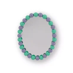 Bubbles Speil 22x29 Mint/Lilla