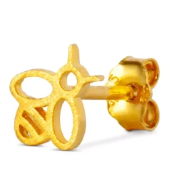 Bzzzz Ørering 1 stk Forgyldt