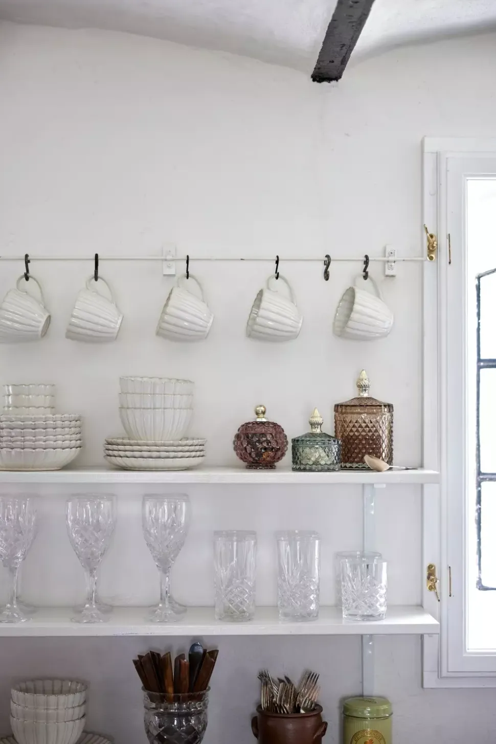 Camille Desserttallerken/Skål Offwhite