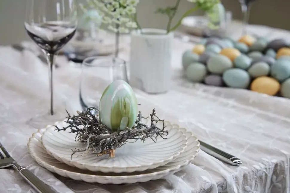 Camille Desserttallerken/Skål Offwhite