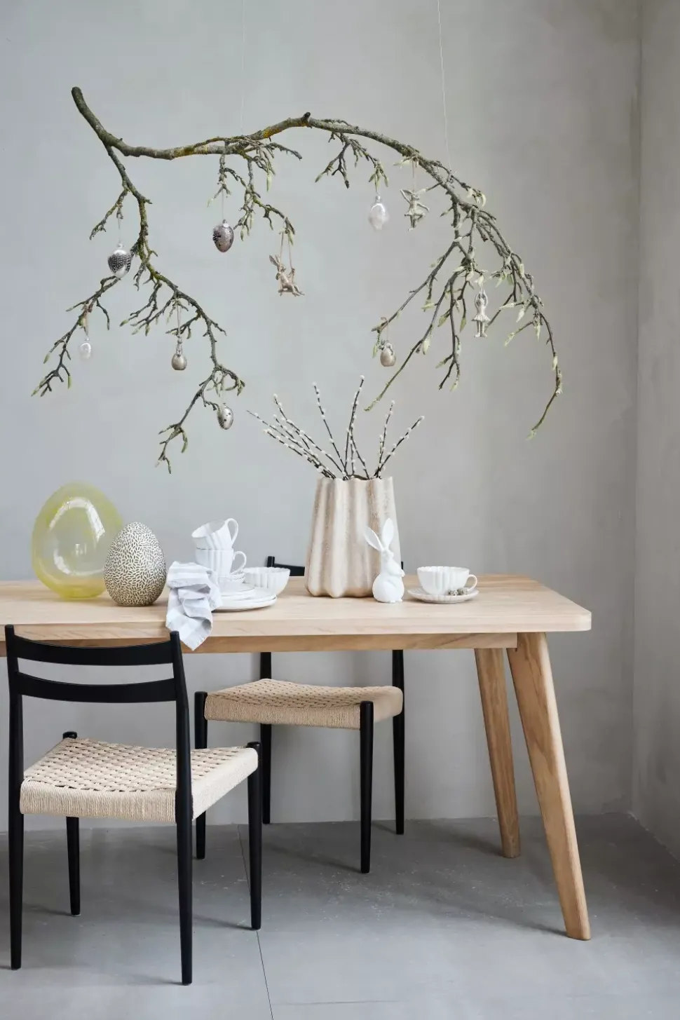Camille Kopp Med Skål Offwhite