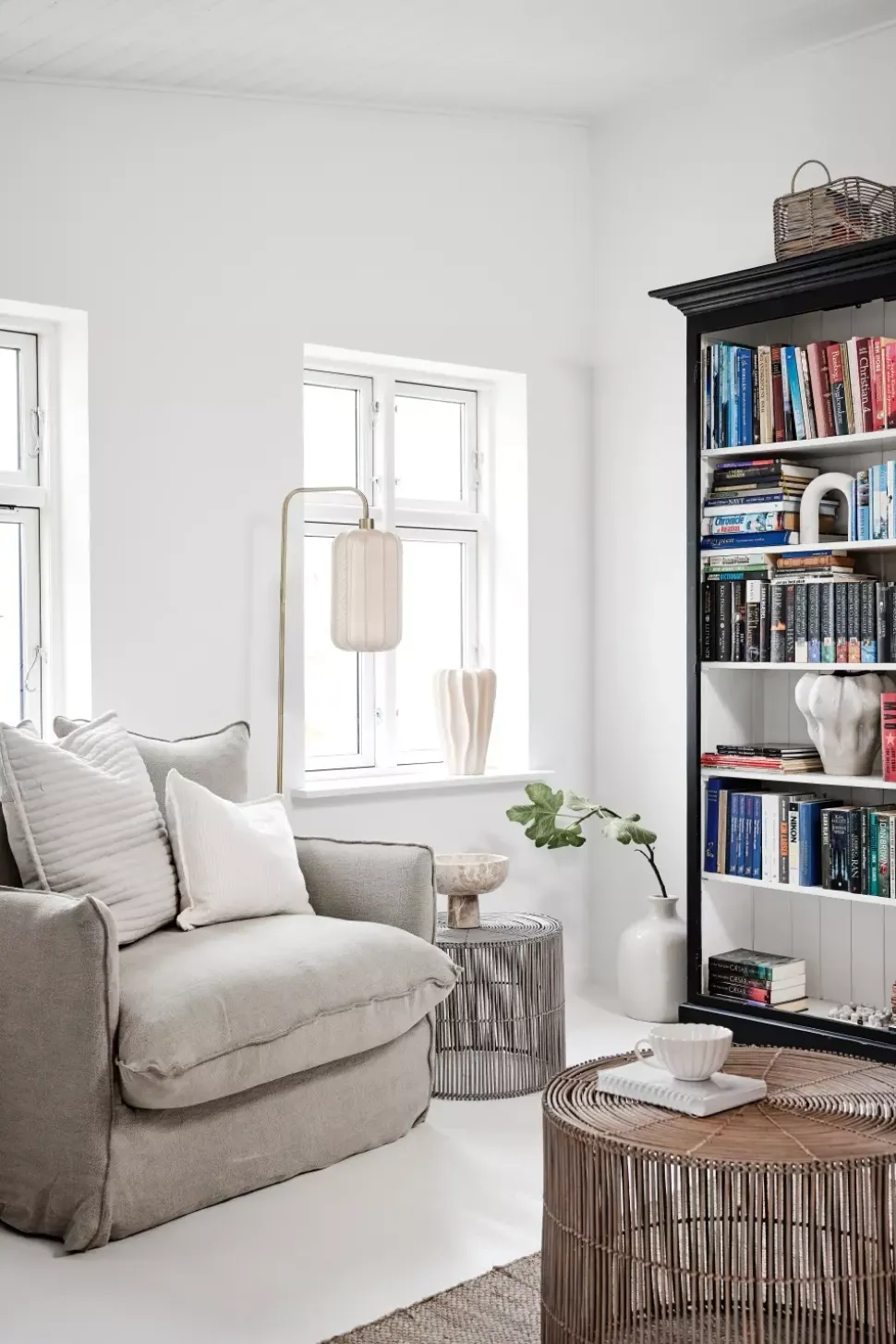 Camille Kopp Med Skål Offwhite