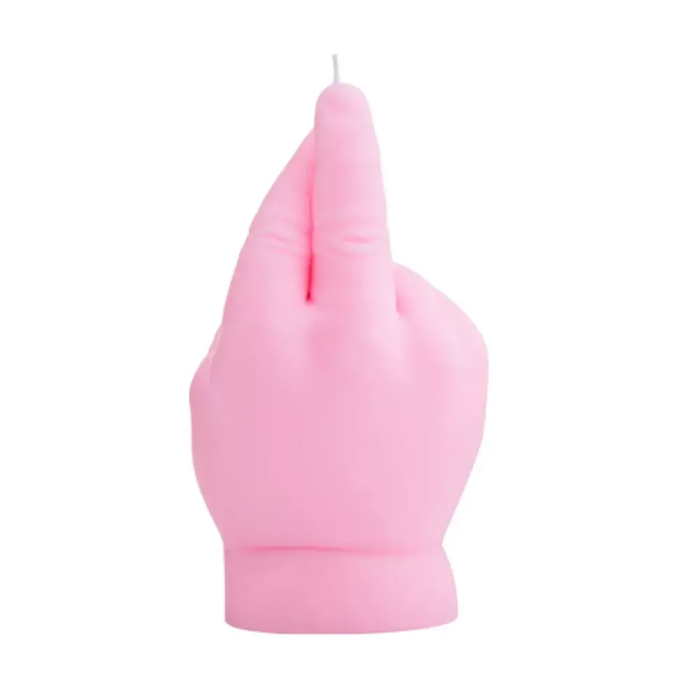 CandleHand Baby 'Fingers Crossed' Pink