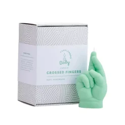 CandleHand Baby 'Fingers Crossed' Green