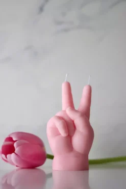 CandleHand Baby 'Peace' Pink