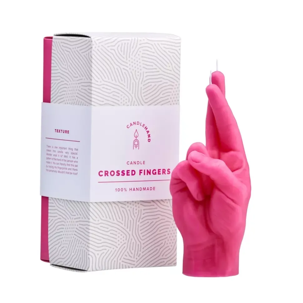 CandleHand "Crossed Fingers" Pink