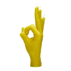 CandleHand "OK" Yellow