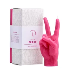 CandleHand "Peace" pink