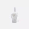 CandleHand Small "F*ck you" Hvit