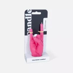CandleHand Small "You Rock" Rosa
