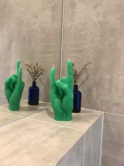 CandleHand "You Rock" green