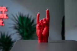 CandleHand "You Rock" red