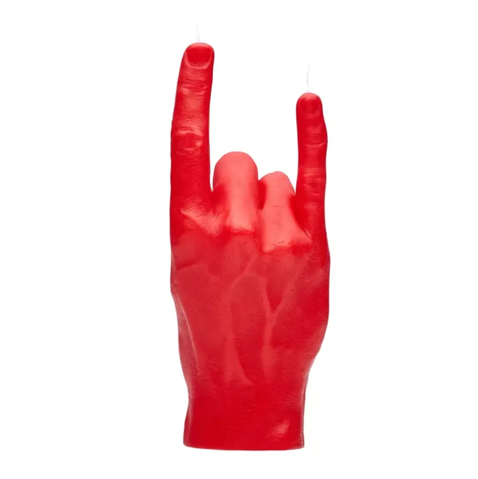CandleHand "You Rock" red