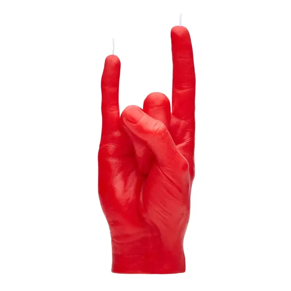 CandleHand "You Rock" red