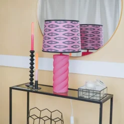 Candy Bordlampe Rosa H28