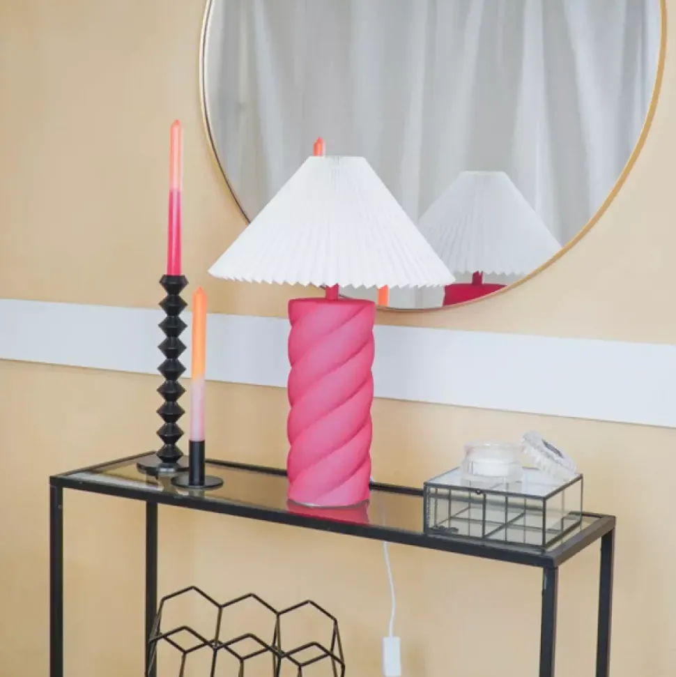 Candy Bordlampe Rosa H28