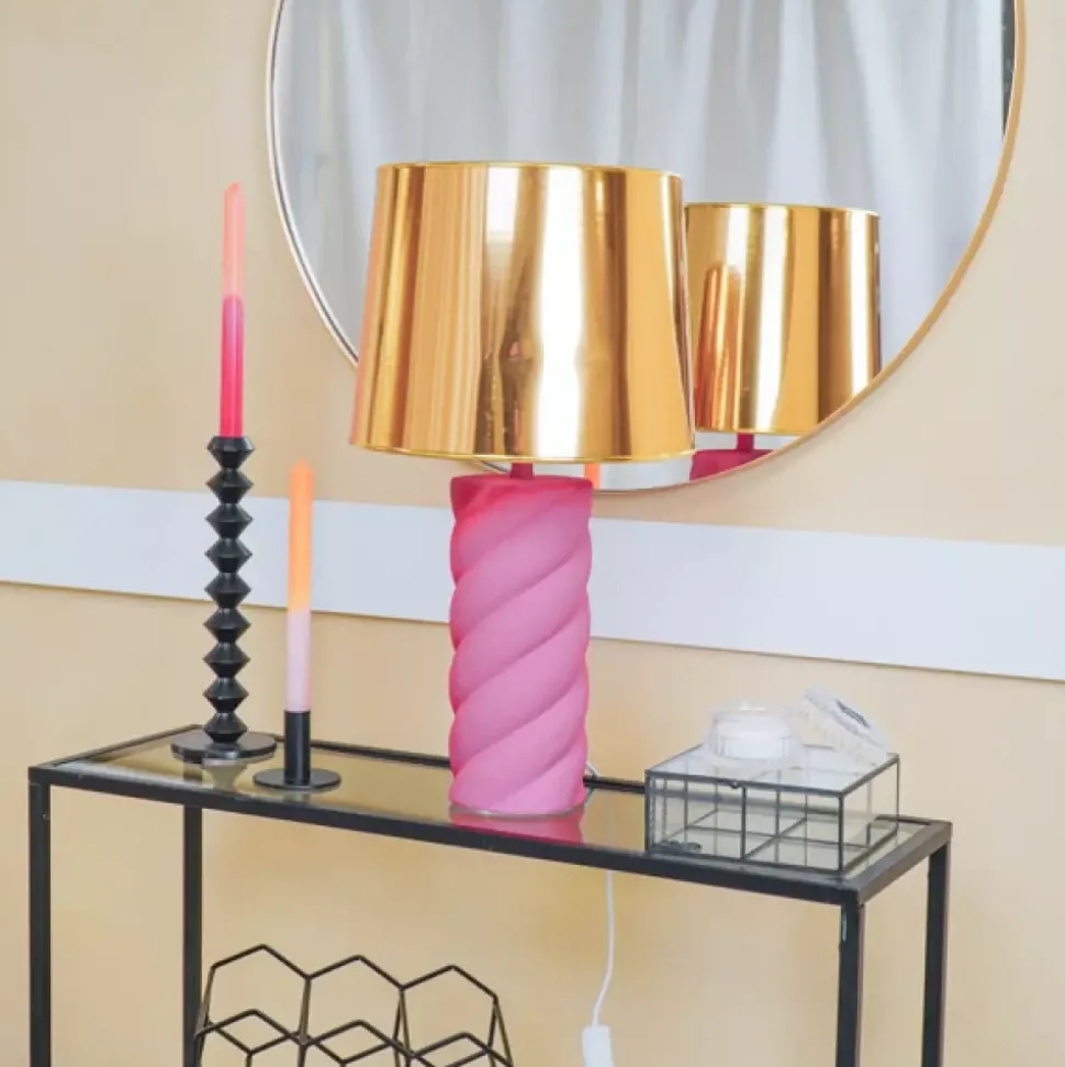 Candy Bordlampe Rosa H28