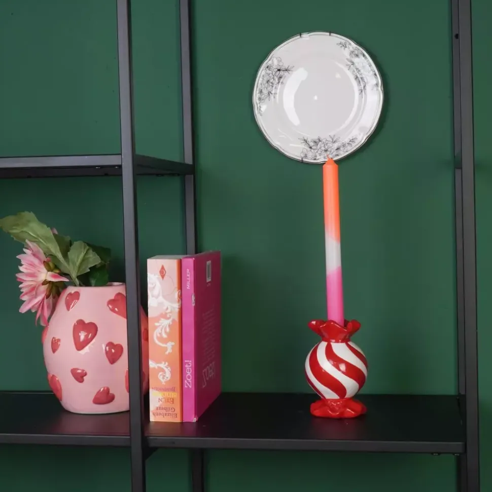Candy Lysestake Hvit/Rød H13