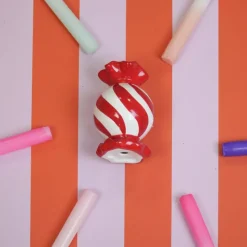 Candy Lysestake Hvit/Rød H13
