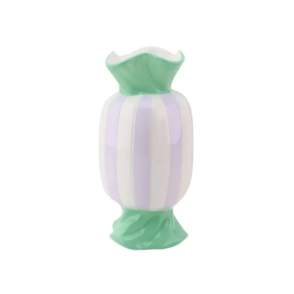 Candy Vase H21 Mint/Lilla