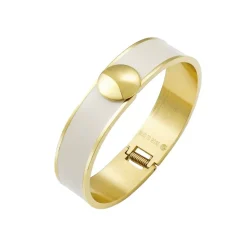 Capri Stor Emaljert Armbånd Elfenben/Gull