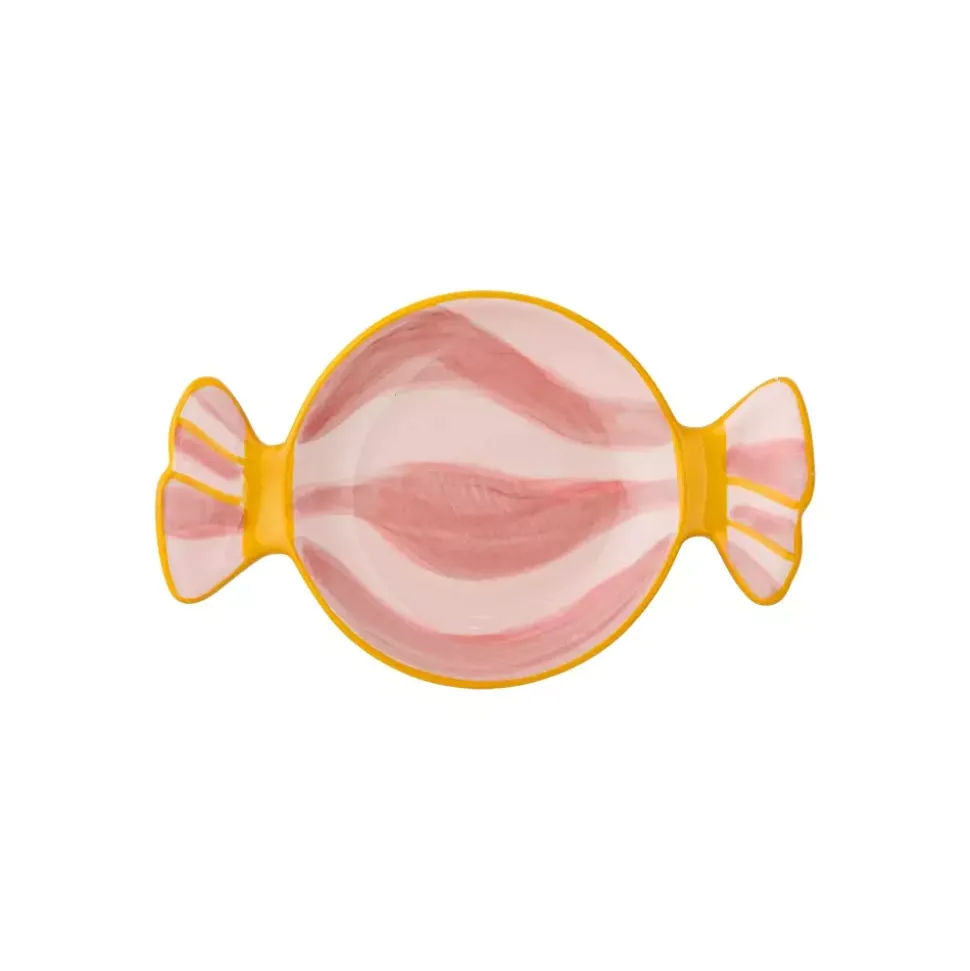 Caramella Serveringsfat, Rosa, Keramikk