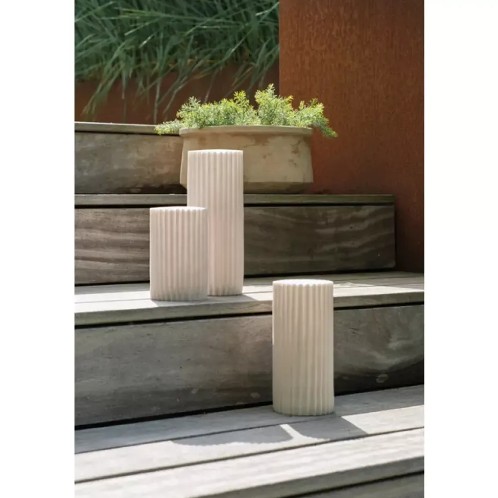 Cassia Lanterne Ip44 Battery/outdoor White D10,2 H20,2
