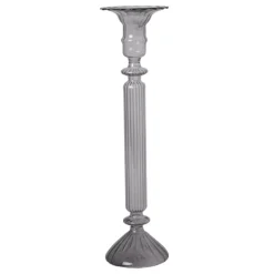 C'est Bon Lysestake Glass Gråsvart