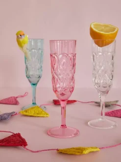 Champagneglass Akryl Klar