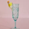 Champagneglass Akryl Mint
