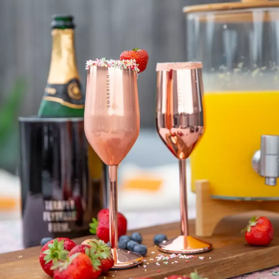 Champagneglass Stål - Småbrisen