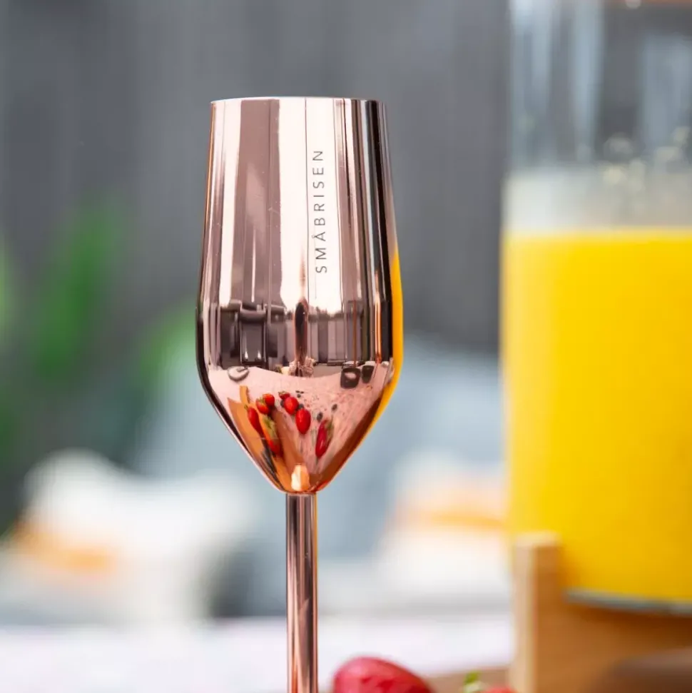 Champagneglass Stål - Småbrisen