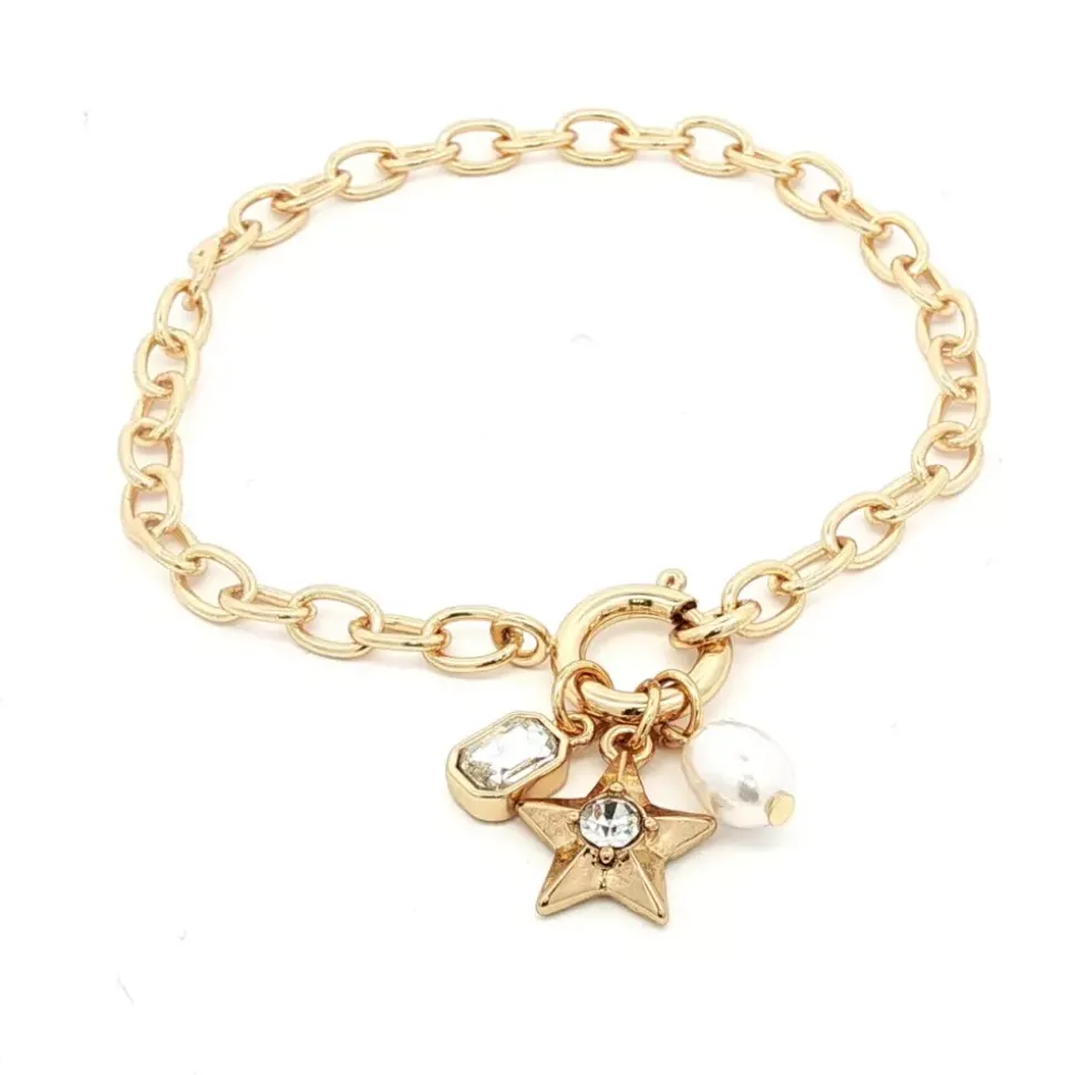 Charms-armbånd Med Rund Lås