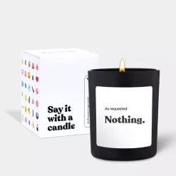 Chatty Candles As Requested: Nothing.