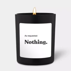 Chatty Candles As Requested: Nothing.