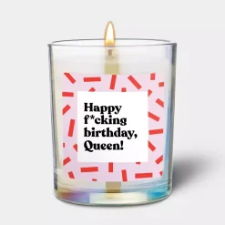 Chatty Candles Happy F*cking Birthday, Queen!