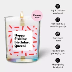 Chatty Candles Happy F*cking Birthday, Queen!