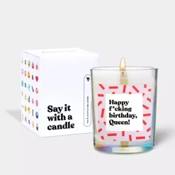 Chatty Candles Happy F*cking Birthday, Queen!