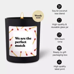 Chatty Candles We Are The Perfect Match