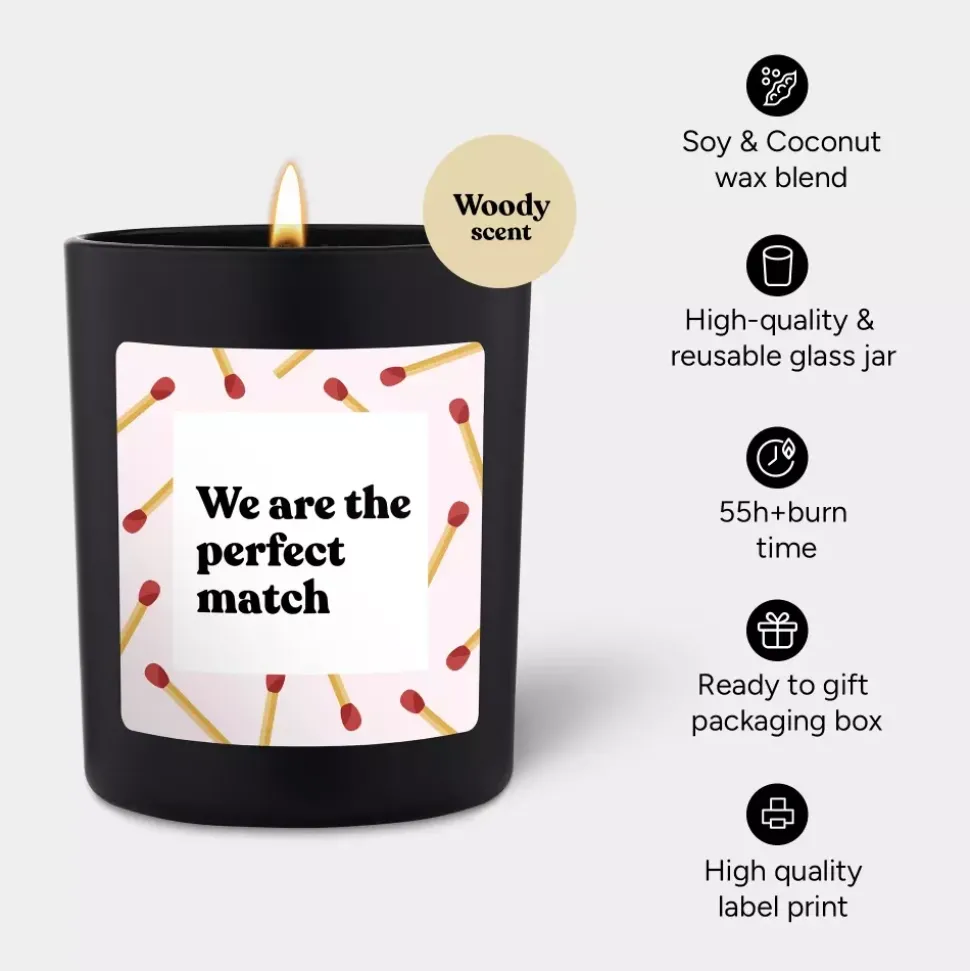Chatty Candles We Are The Perfect Match
